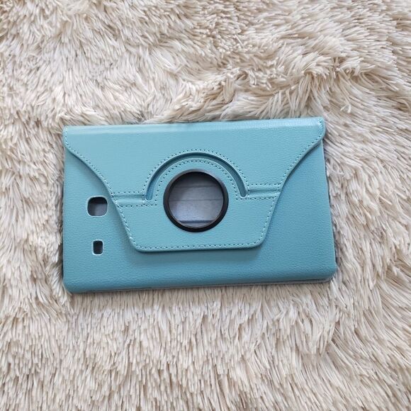 NWOT TechCode Samsung Tab E case 360 Degrees Rotating Leath - Picture 9 of 10